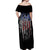 We The People Off Shoulder Maxi Dress No Kings In America Since 1776 - Wonder Print Shop