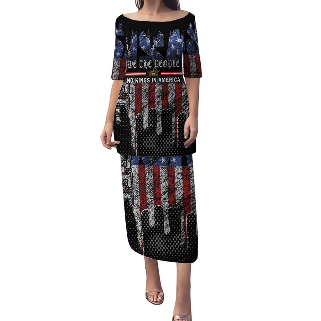 We The People Puletasi No Kings In America Since 1776 - Wonder Print Shop