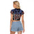 We The People Raglan Cropped T Shirt No Kings In America Since 1776 - Wonder Print Shop