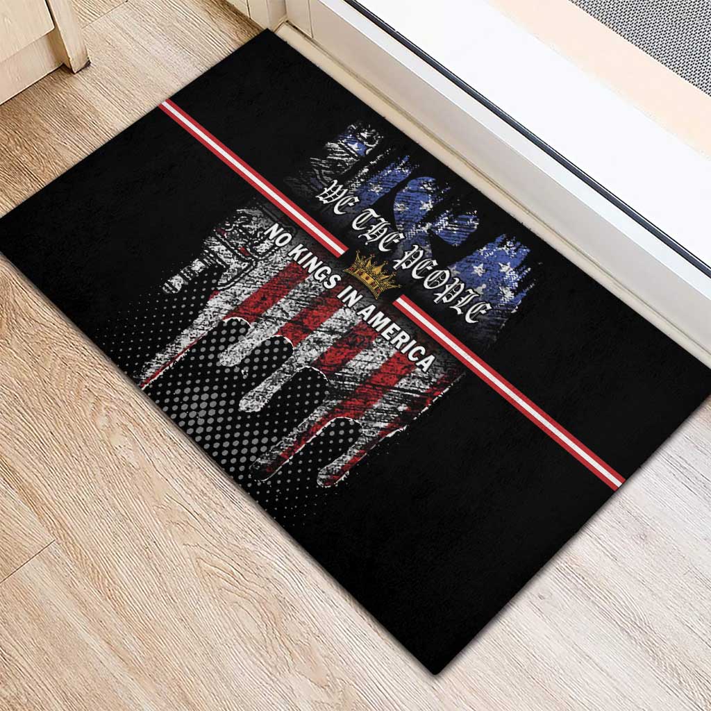 We The People Rubber Doormat No Kings In America Since 1776 - Wonder Print Shop