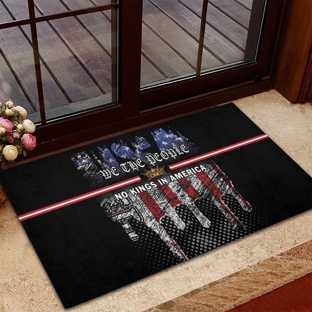 We The People Rubber Doormat No Kings In America Since 1776 - Wonder Print Shop