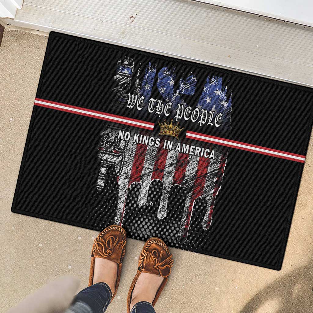 We The People Rubber Doormat No Kings In America Since 1776 - Wonder Print Shop