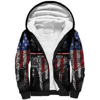 We The People Sherpa Hoodie No Kings In America Since 1776 - Wonder Print Shop