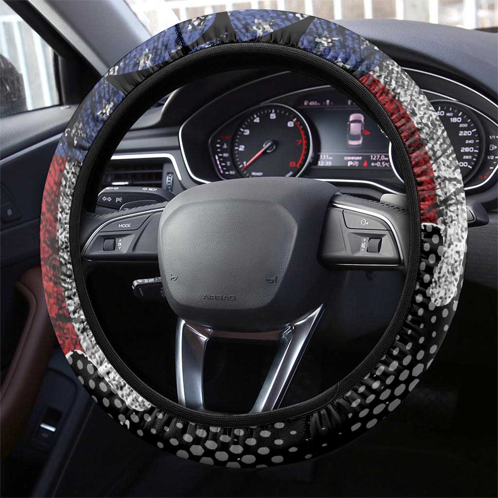 We The People Steering Wheel Cover No Kings In America Since 1776 - Wonder Print Shop