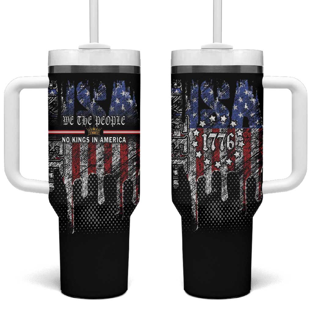 We The People Tumbler With Handle No Kings In America Since 1776 - Wonder Print Shop