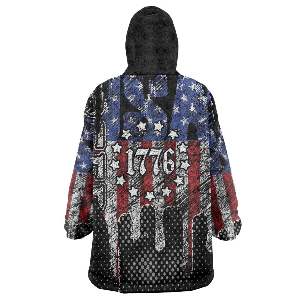 We The People Wearable Blanket Hoodie No Kings In America Since 1776 - Wonder Print Shop