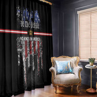 We The People Window Curtain No Kings In America Since 1776 - Wonder Print Shop
