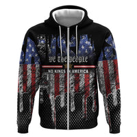 We The People Zip Hoodie No Kings In America Since 1776 - Wonder Print Shop