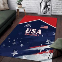 USA Cricket Area Rug US Team Play Bold Play Proud - Wonder Print Shop