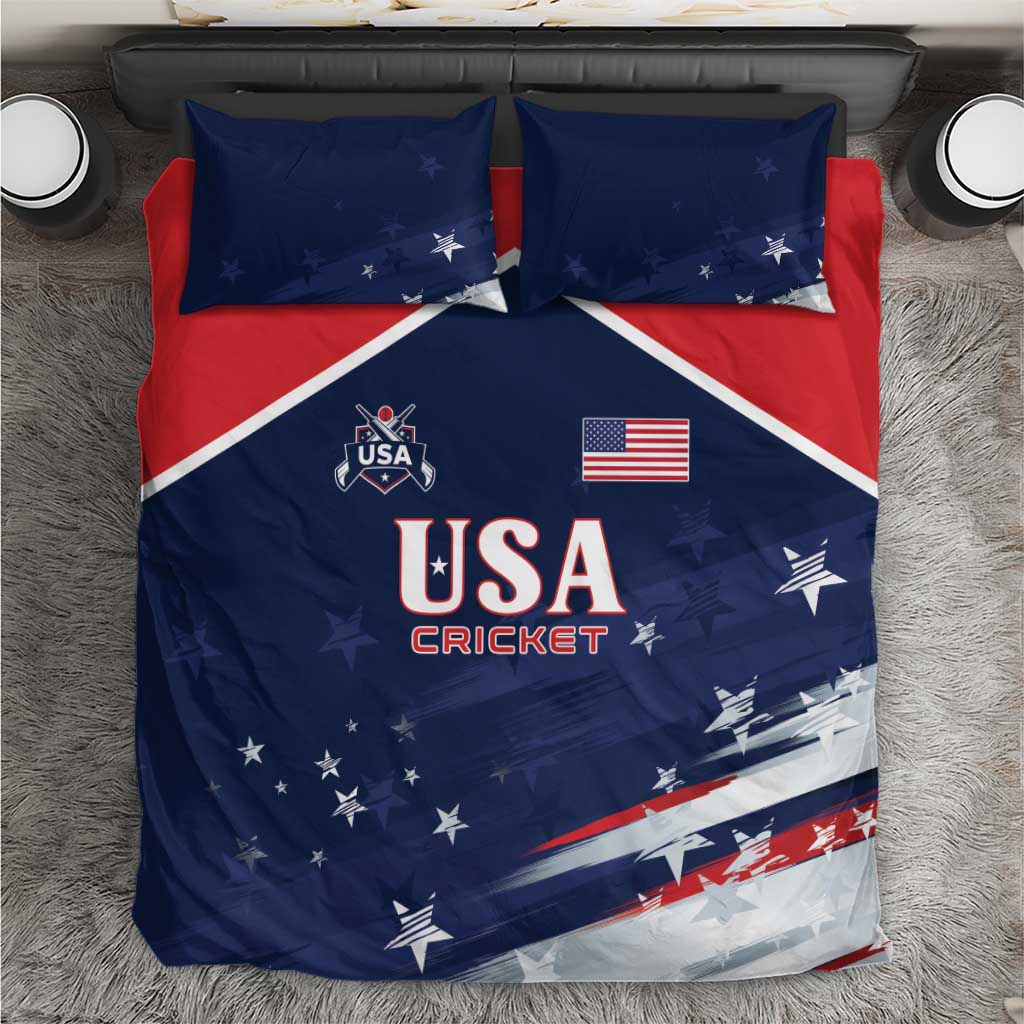 USA Cricket Bedding Set US Team Play Bold Play Proud - Wonder Print Shop
