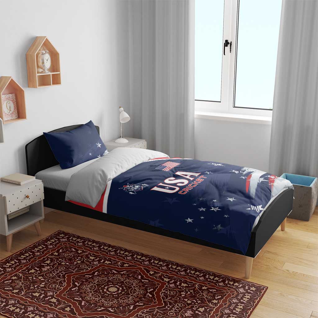 USA Cricket Bedding Set US Team Play Bold Play Proud - Wonder Print Shop