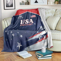 USA Cricket Blanket US Team Play Bold Play Proud - Wonder Print Shop