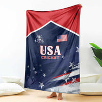 USA Cricket Blanket US Team Play Bold Play Proud - Wonder Print Shop