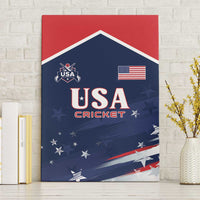 USA Cricket Canvas Wall Art US Team Play Bold Play Proud - Wonder Print Shop