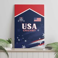 USA Cricket Canvas Wall Art US Team Play Bold Play Proud - Wonder Print Shop