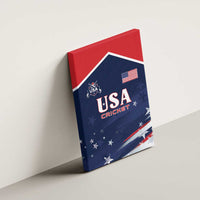 USA Cricket Canvas Wall Art US Team Play Bold Play Proud - Wonder Print Shop
