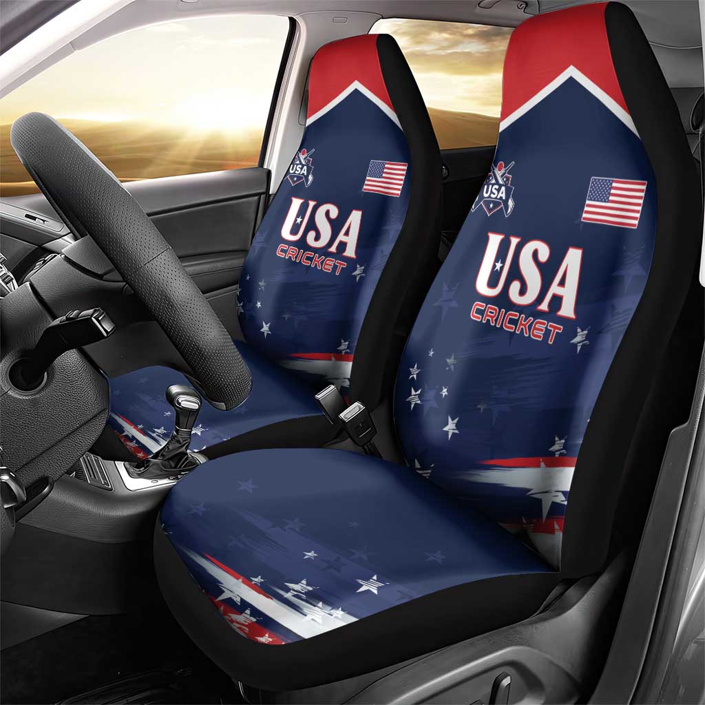 USA Cricket Car Seat Cover US Team Play Bold Play Proud - Wonder Print Shop