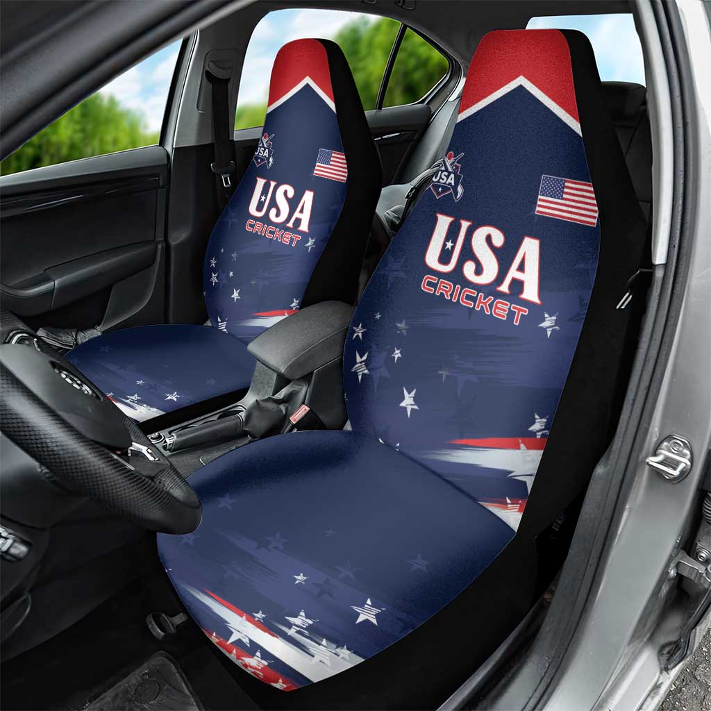 USA Cricket Car Seat Cover US Team Play Bold Play Proud - Wonder Print Shop
