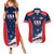 Custom USA Cricket Couples Matching Summer Maxi Dress and Hawaiian Shirt US Team Play Bold Play Proud - Wonder Print Shop