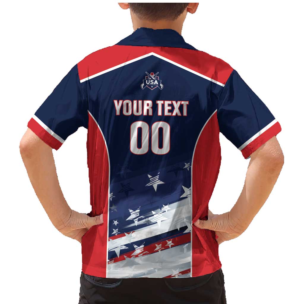 Custom USA Cricket Family Matching Mermaid Dress and Hawaiian Shirt US Team Play Bold Play Proud - Wonder Print Shop