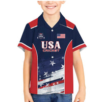 Custom USA Cricket Family Matching Mermaid Dress and Hawaiian Shirt US Team Play Bold Play Proud - Wonder Print Shop