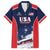 Custom USA Cricket Family Matching Tank Maxi Dress and Hawaiian Shirt US Team Play Bold Play Proud - Wonder Print Shop