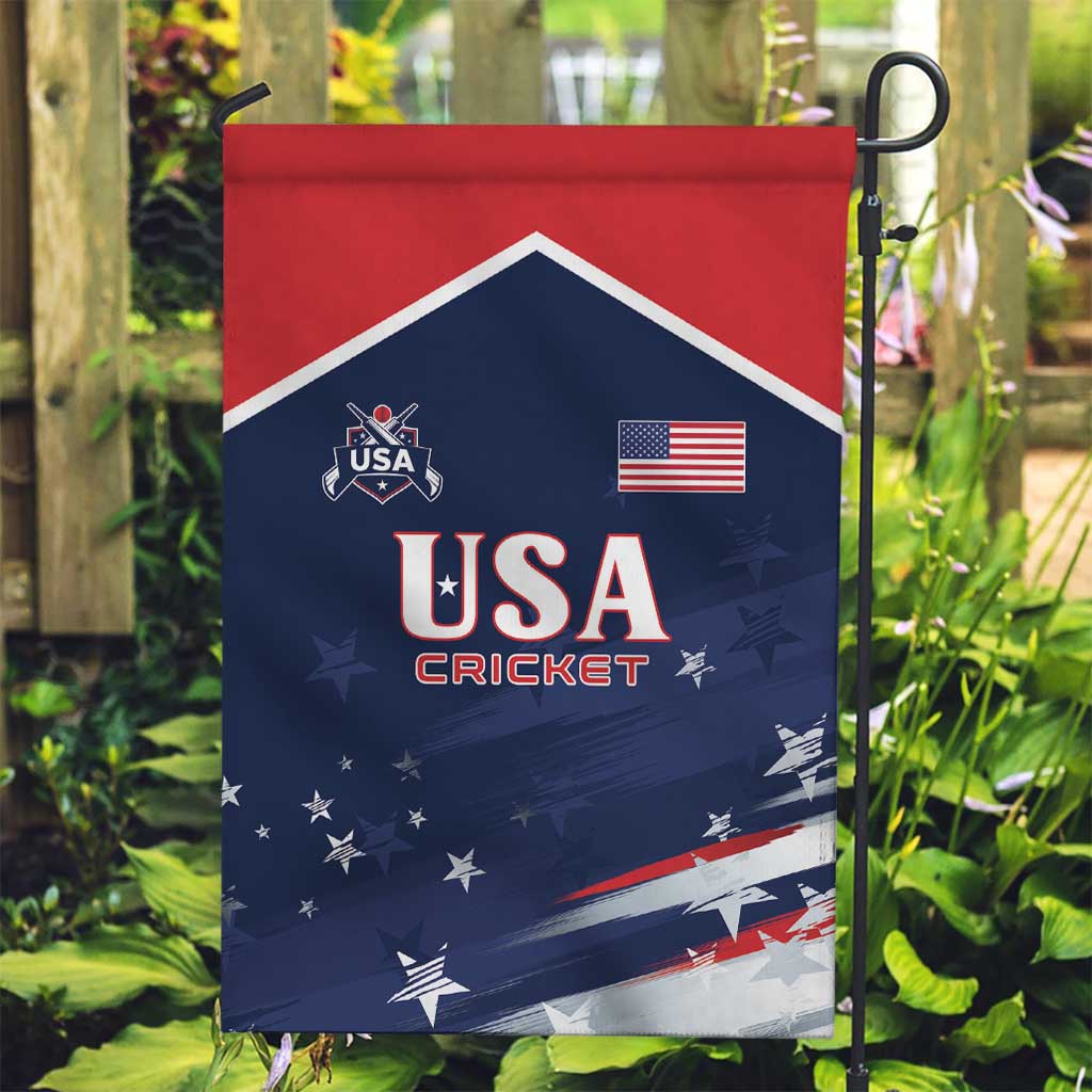 USA Cricket Garden Flag US Team Play Bold Play Proud - Wonder Print Shop