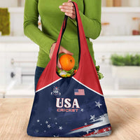 USA Cricket Grocery Bag US Team Play Bold Play Proud - Wonder Print Shop