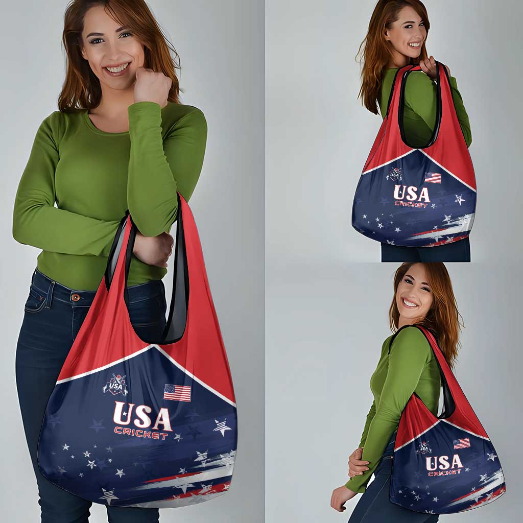 USA Cricket Grocery Bag US Team Play Bold Play Proud - Wonder Print Shop