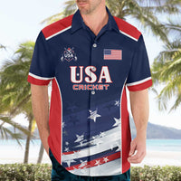 Custom USA Cricket Hawaiian Shirt US Team Play Bold Play Proud - Wonder Print Shop