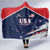 USA Cricket Hooded Blanket US Team Play Bold Play Proud - Wonder Print Shop