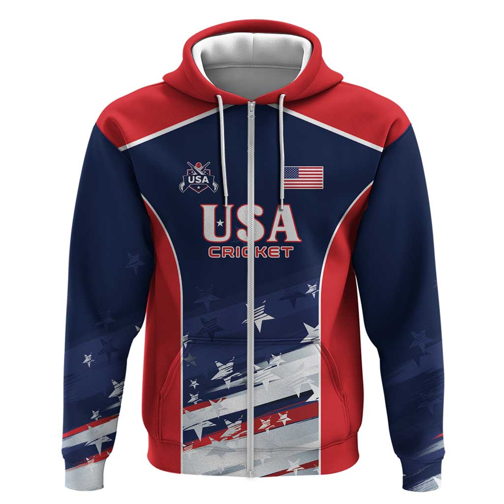 Custom USA Cricket Hoodie US Team Play Bold Play Proud - Wonder Print Shop