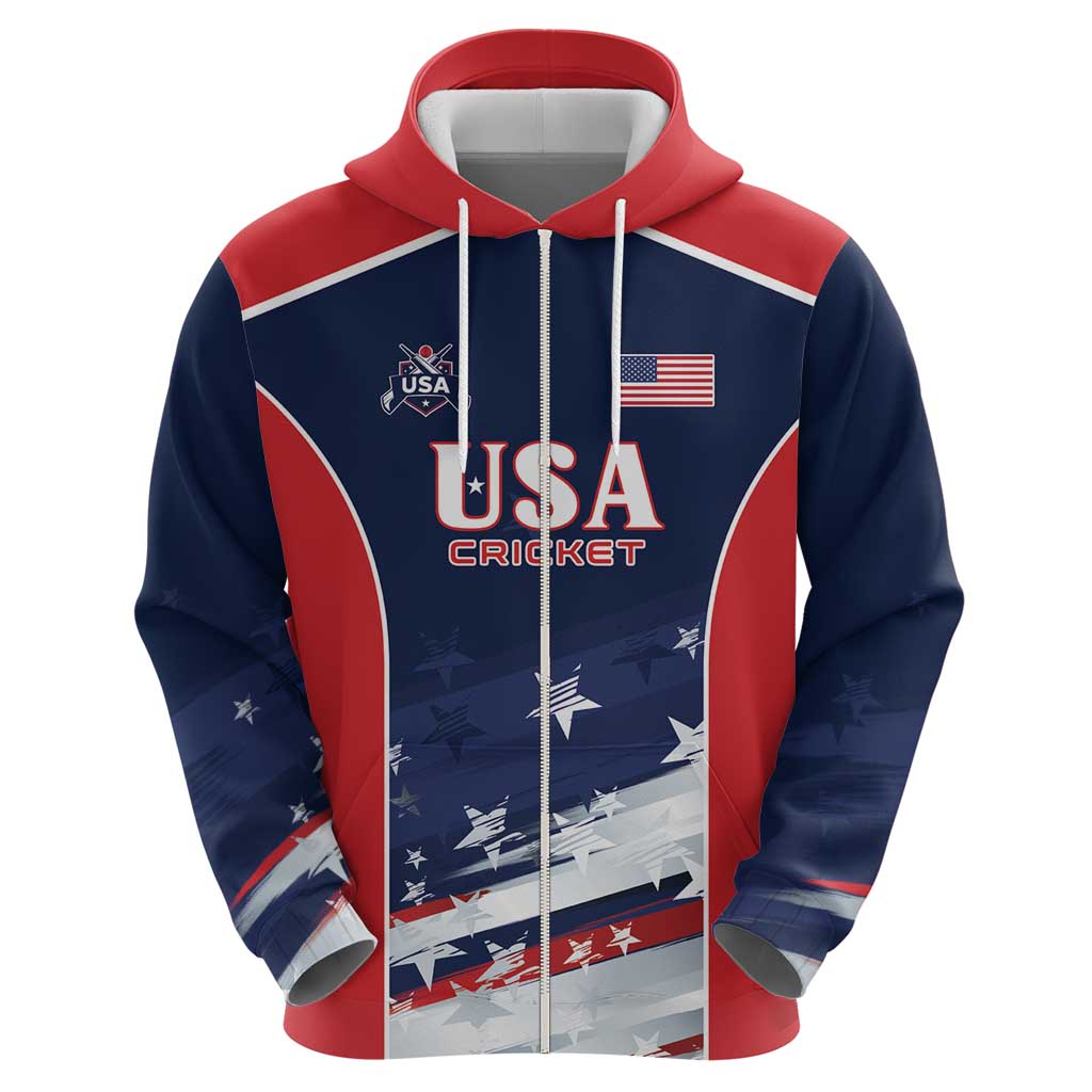 Custom USA Cricket Hoodie US Team Play Bold Play Proud - Wonder Print Shop