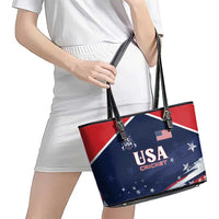 USA Cricket Leather Tote Bag US Team Play Bold Play Proud - Wonder Print Shop