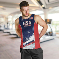 Custom USA Cricket Men Tank Top US Team Play Bold Play Proud - Wonder Print Shop