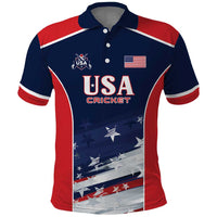 Custom USA Cricket Polo Shirt US Team Play Bold Play Proud - Wonder Print Shop