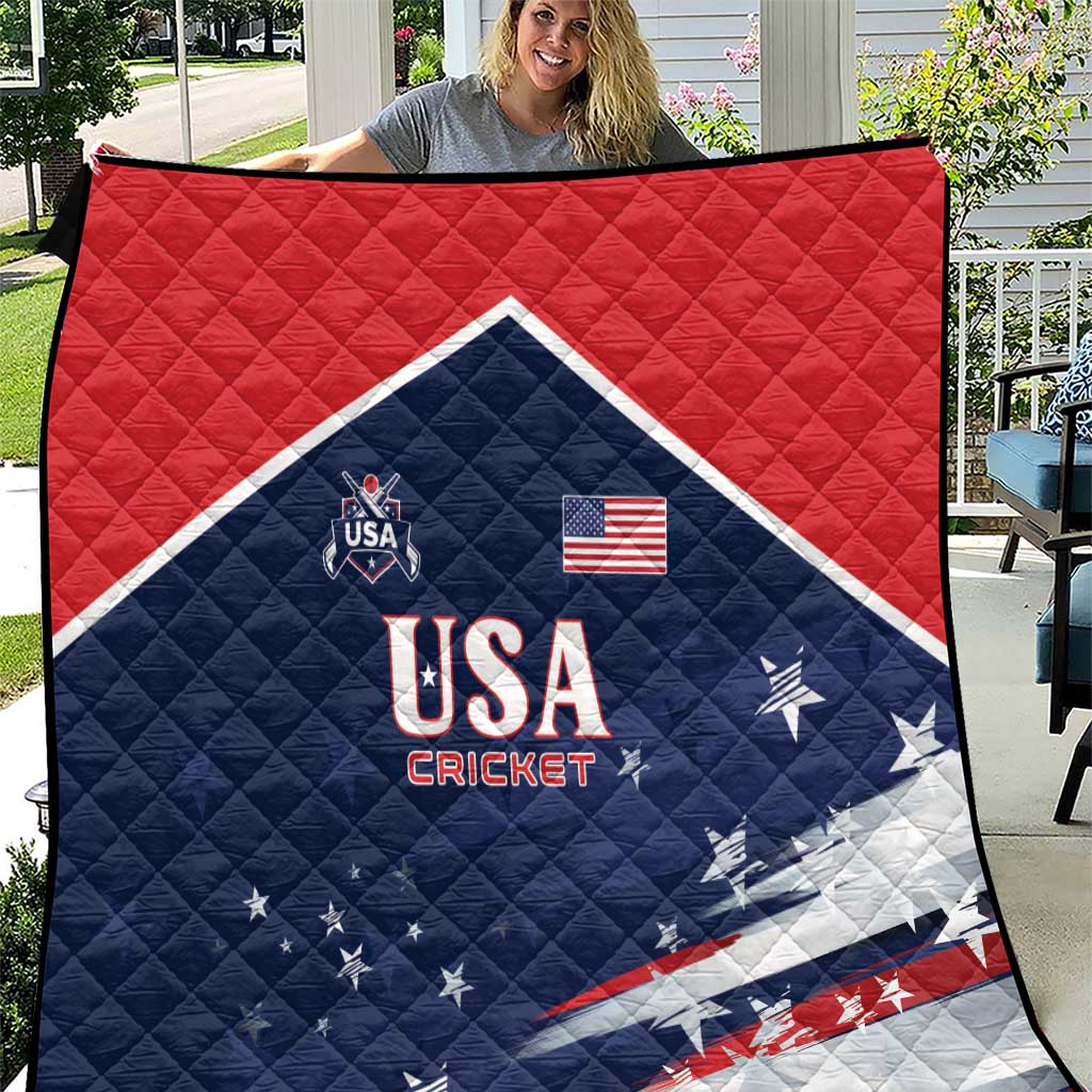 USA Cricket Quilt US Team Play Bold Play Proud - Wonder Print Shop