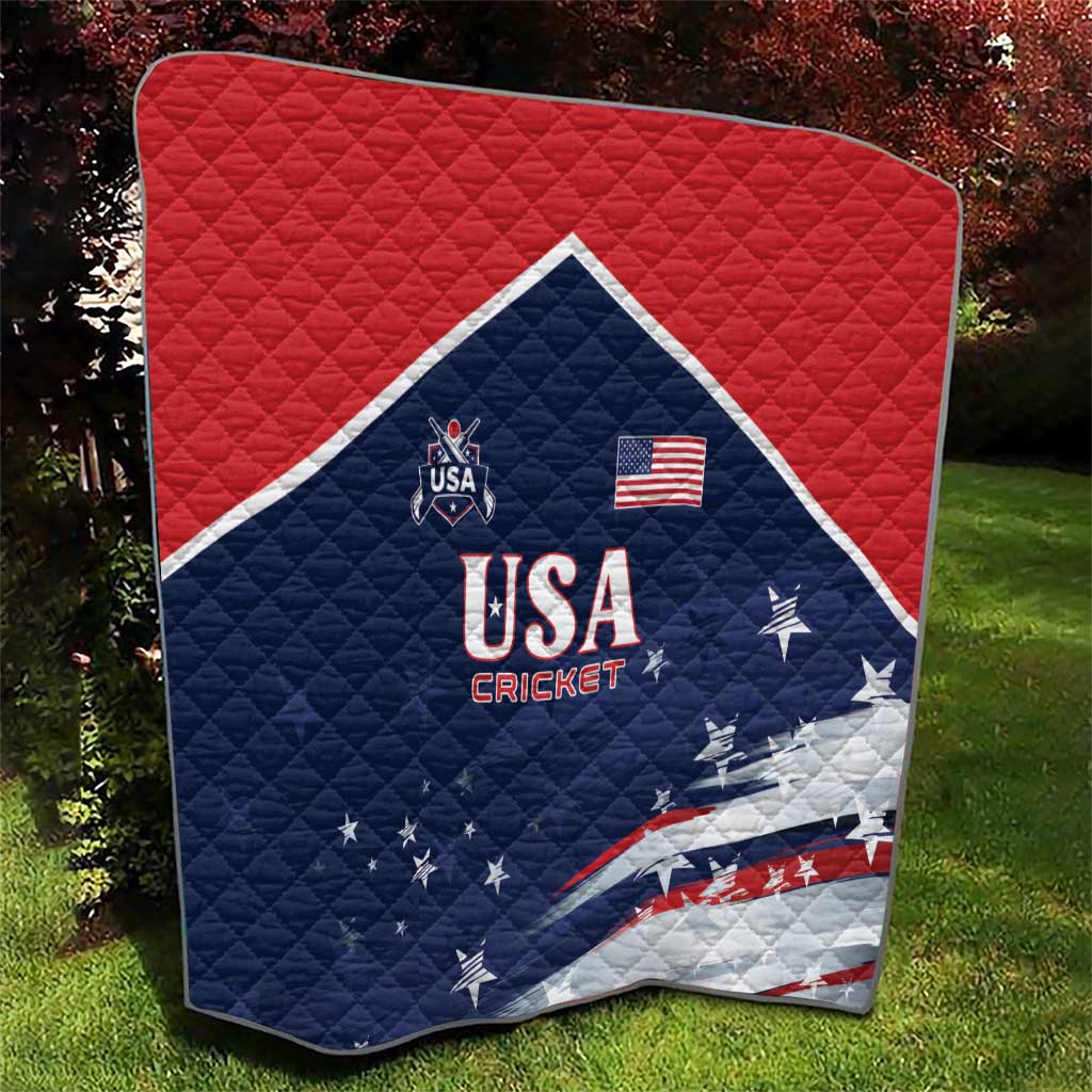 USA Cricket Quilt US Team Play Bold Play Proud - Wonder Print Shop
