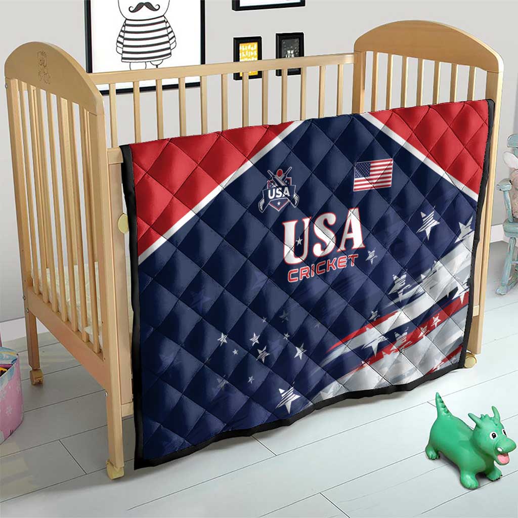 USA Cricket Quilt US Team Play Bold Play Proud - Wonder Print Shop