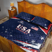 USA Cricket Quilt Bed Set US Team Play Bold Play Proud - Wonder Print Shop