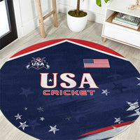 USA Cricket Round Carpet US Team Play Bold Play Proud - Wonder Print Shop