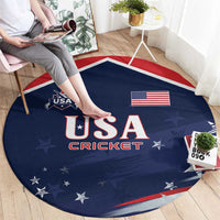 USA Cricket Round Carpet US Team Play Bold Play Proud - Wonder Print Shop
