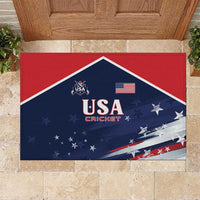 USA Cricket Rubber Doormat US Team Play Bold Play Proud - Wonder Print Shop