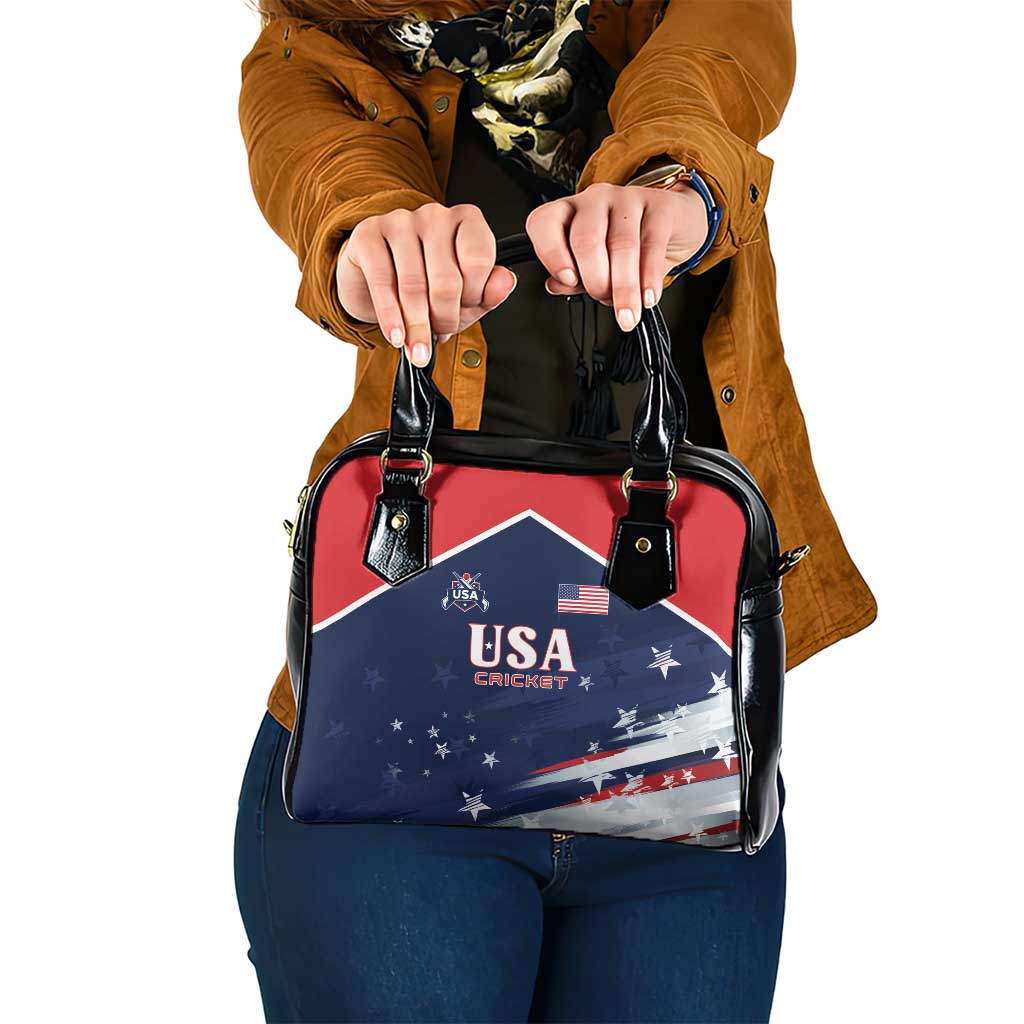 USA Cricket Shoulder Handbag US Team Play Bold Play Proud - Wonder Print Shop