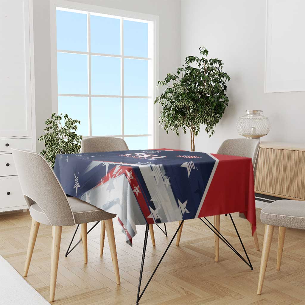 USA Cricket Tablecloth US Team Play Bold Play Proud - Wonder Print Shop