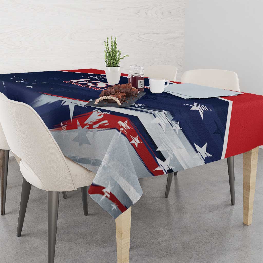 USA Cricket Tablecloth US Team Play Bold Play Proud - Wonder Print Shop