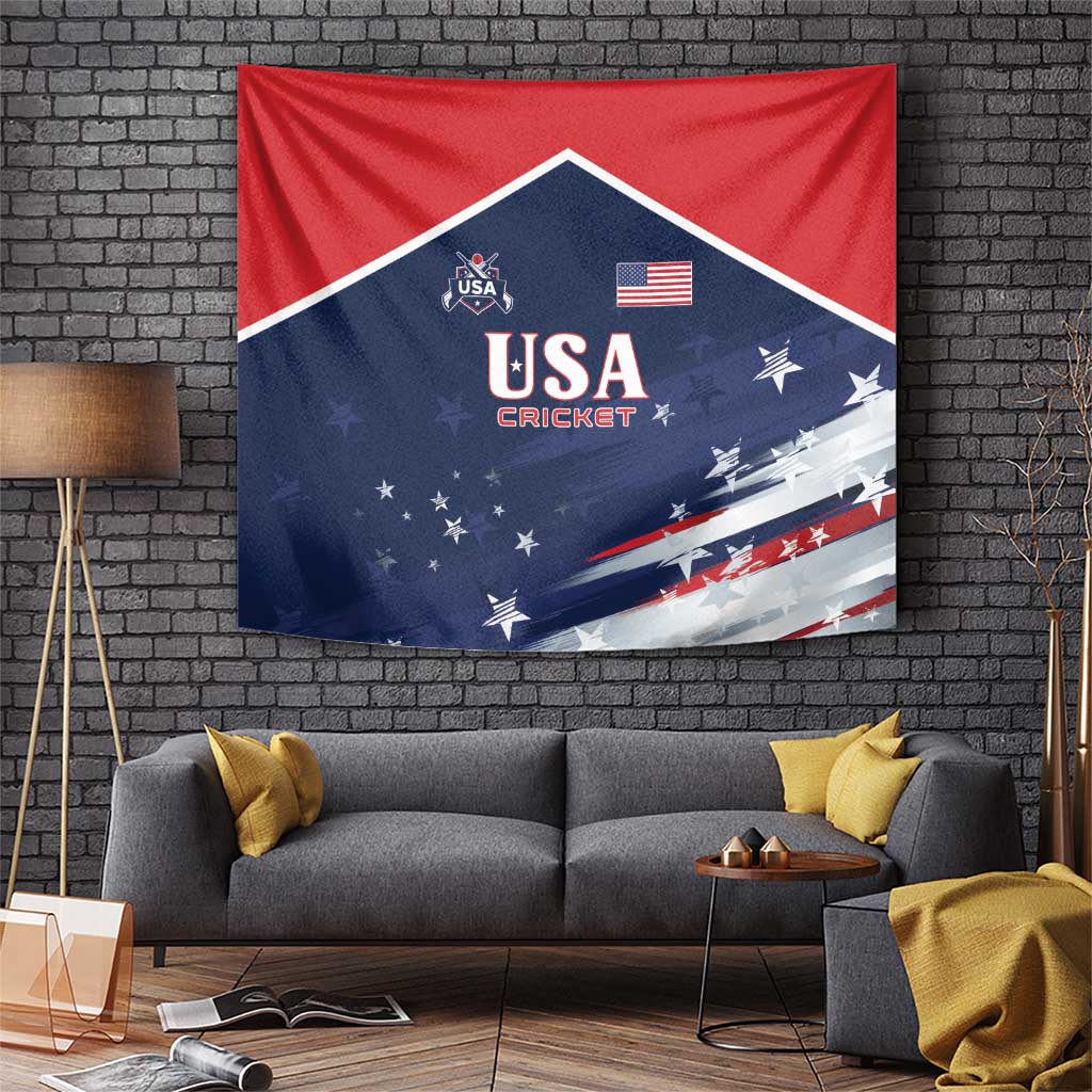 USA Cricket Tapestry US Team Play Bold Play Proud - Wonder Print Shop