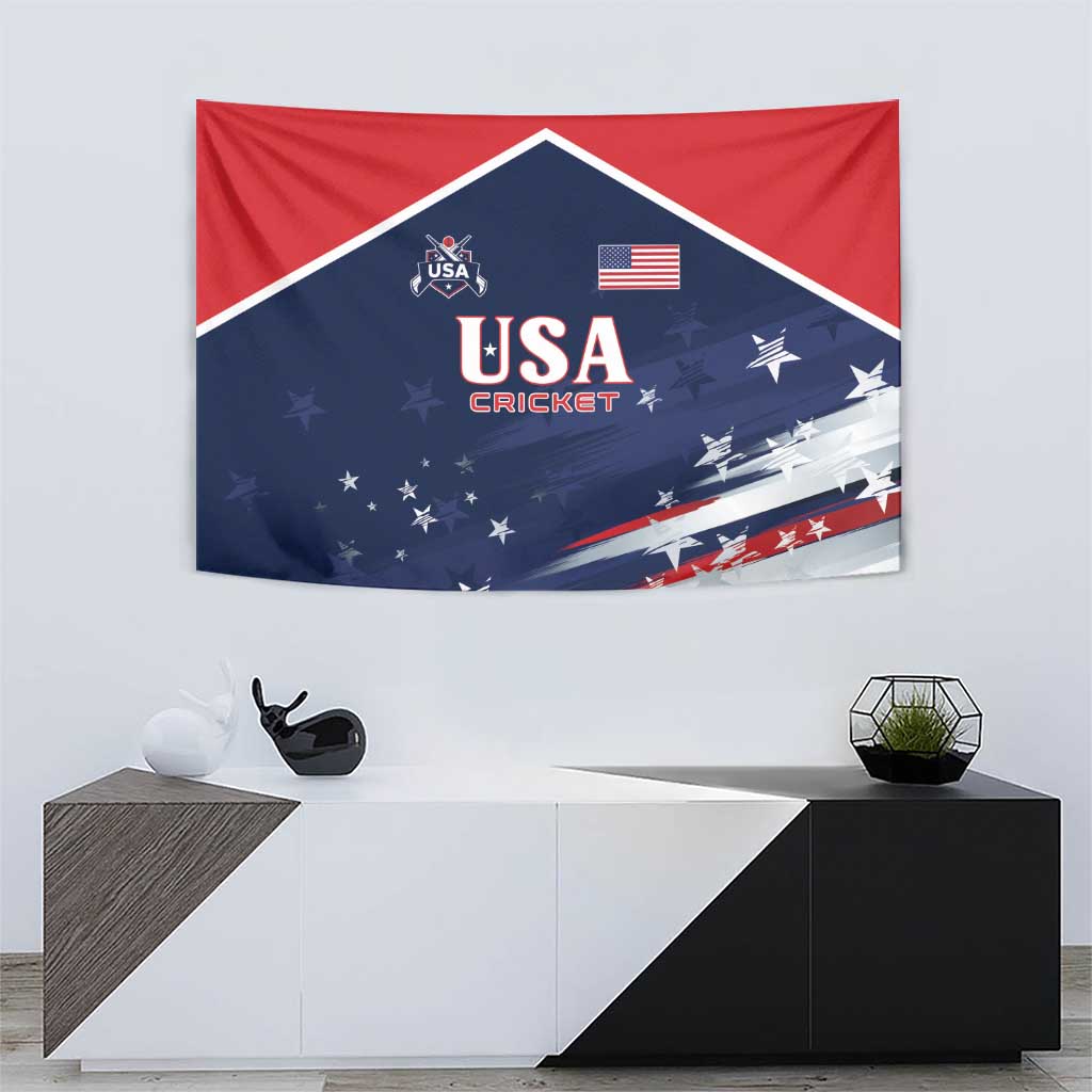 USA Cricket Tapestry US Team Play Bold Play Proud - Wonder Print Shop