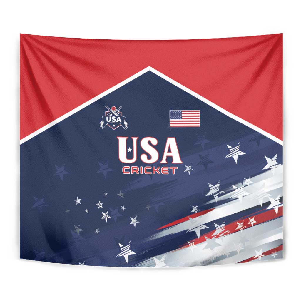 USA Cricket Tapestry US Team Play Bold Play Proud - Wonder Print Shop