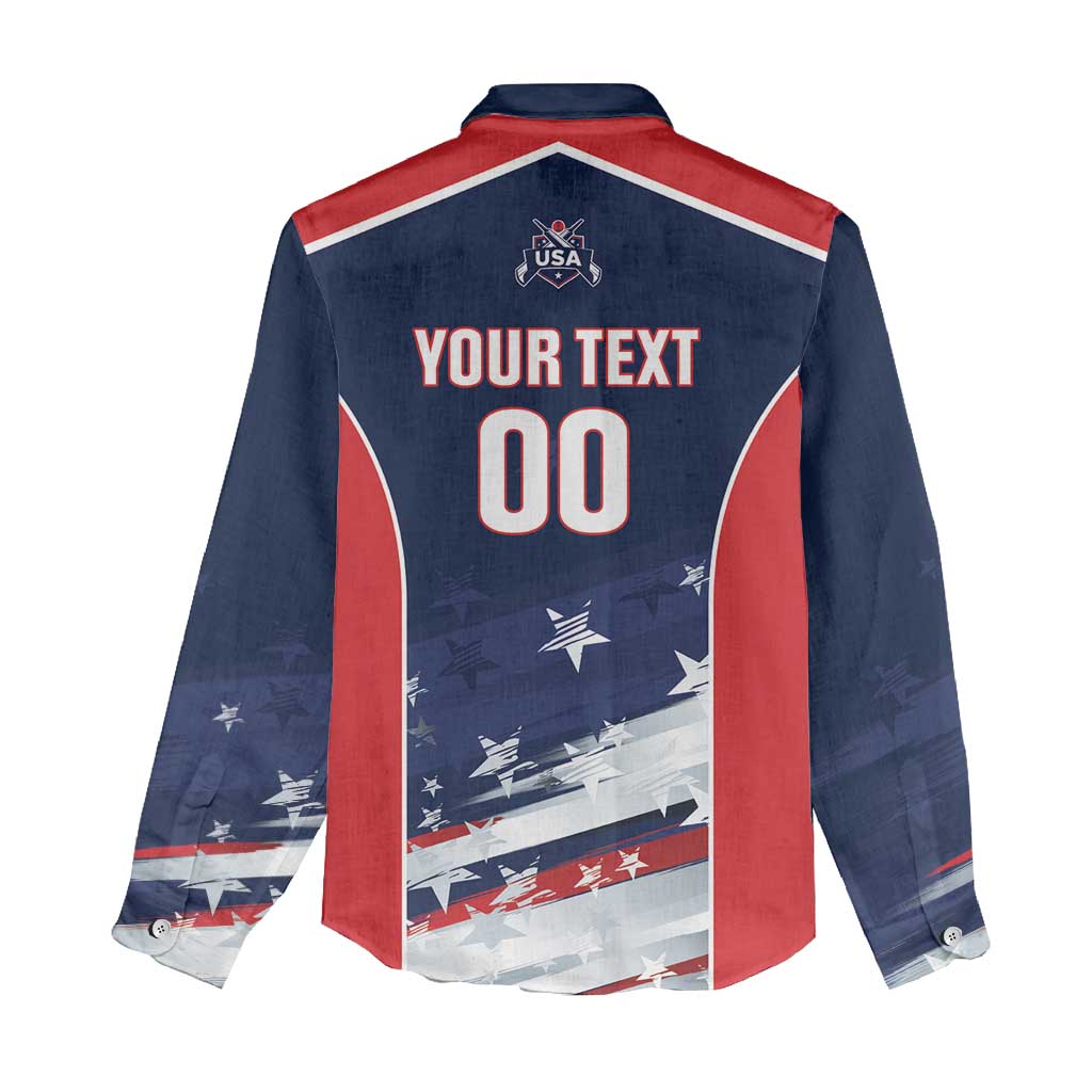 Custom USA Cricket Women Casual Shirt US Team Play Bold Play Proud - Wonder Print Shop